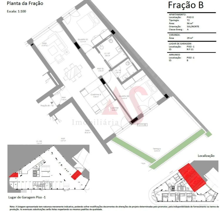 Apartamento T2 para Venda em Bonfim Foto 8
