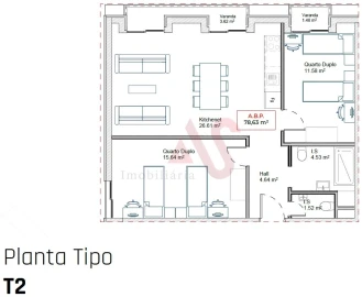 Apartamento T2 para Venda em Paranhos