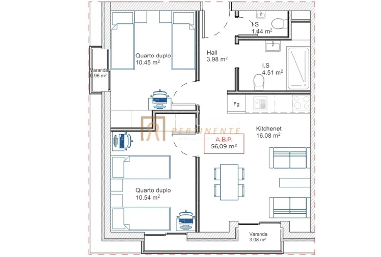 Apartamento T2 para Venda em Paranhos Foto 10