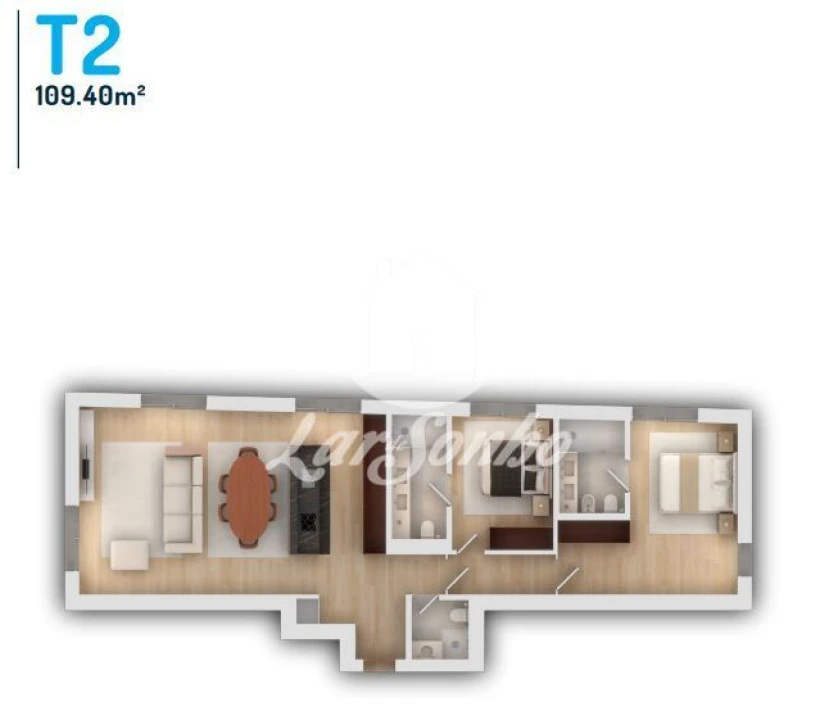 Apartamento T2 para Venda em Vila do Conde Foto 8