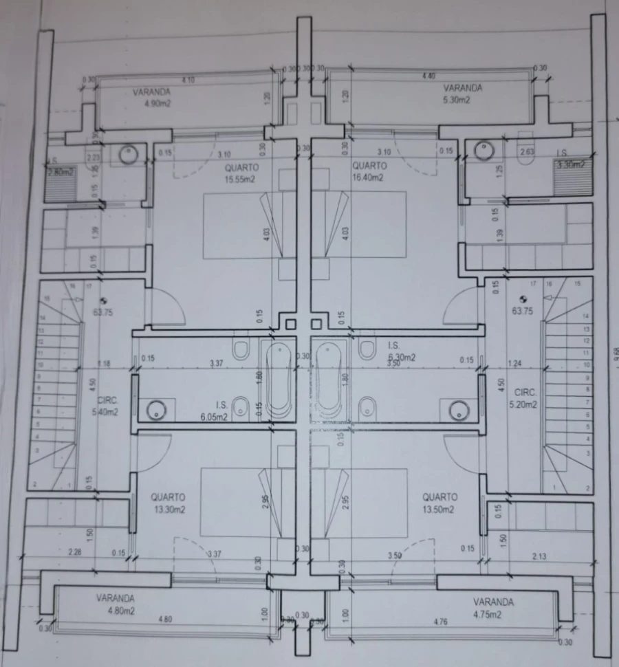 Moradia T4 para Venda em Corroios Planta 2