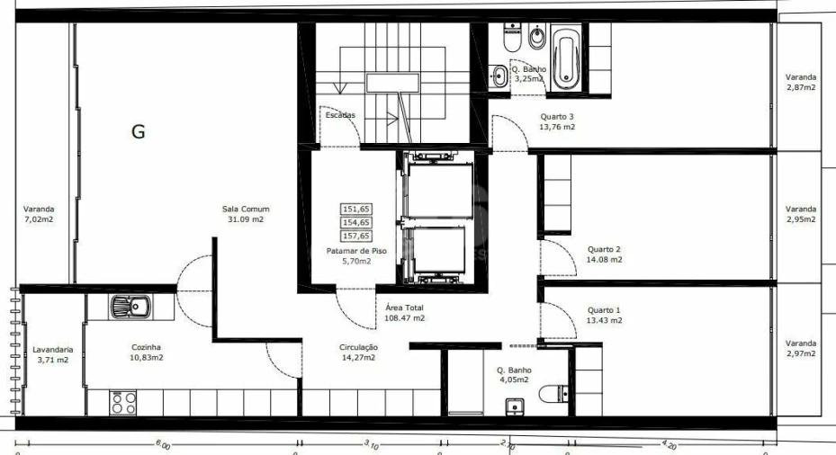 Apartamento T3 para Venda em Mafamude e Vilar do Paraíso Foto 7