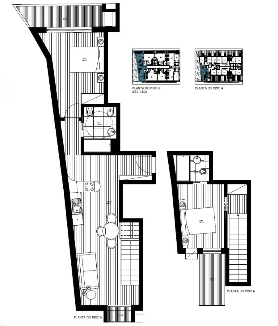 Apartamento T2 para Venda em Bonfim Planta 1