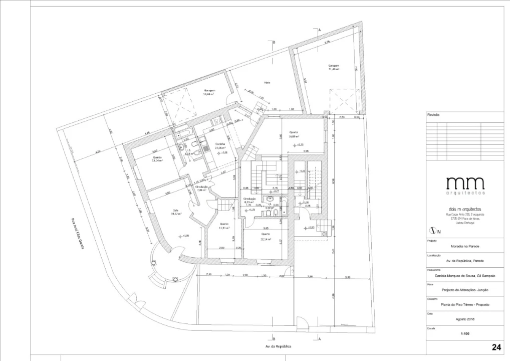 Prédio para Venda em Carcavelos e Parede Planta 4