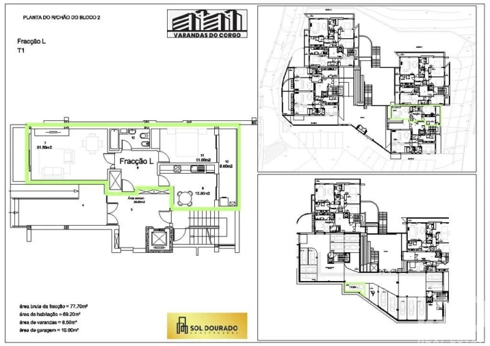 Apartamento T2 para Venda em Pena, Quintã e Vila Cova Foto 4