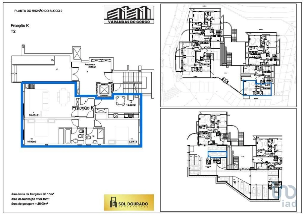 Apartamento T2 para Venda em Pena, Quintã e Vila Cova Foto 4