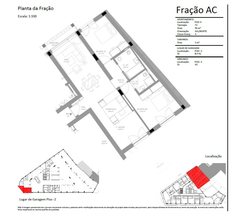 Apartamento T2 para Venda em Bonfim Foto 8