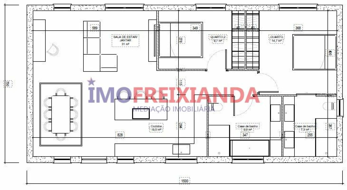 Moradia T2 para Venda em Freixianda, Ribeira do Fárrio e Formigais Foto 9