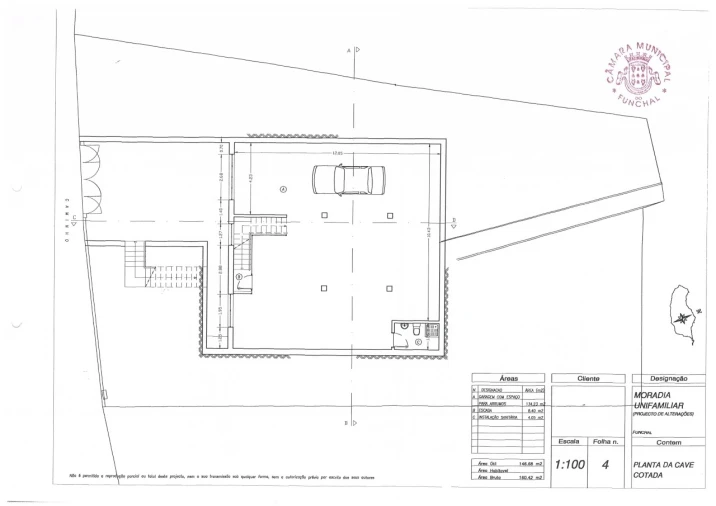 Moradia T4 para Venda em Funchal (Santa Maria Maior) Planta 1