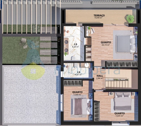 Moradia T3 para Venda em Ferreiras Foto 14