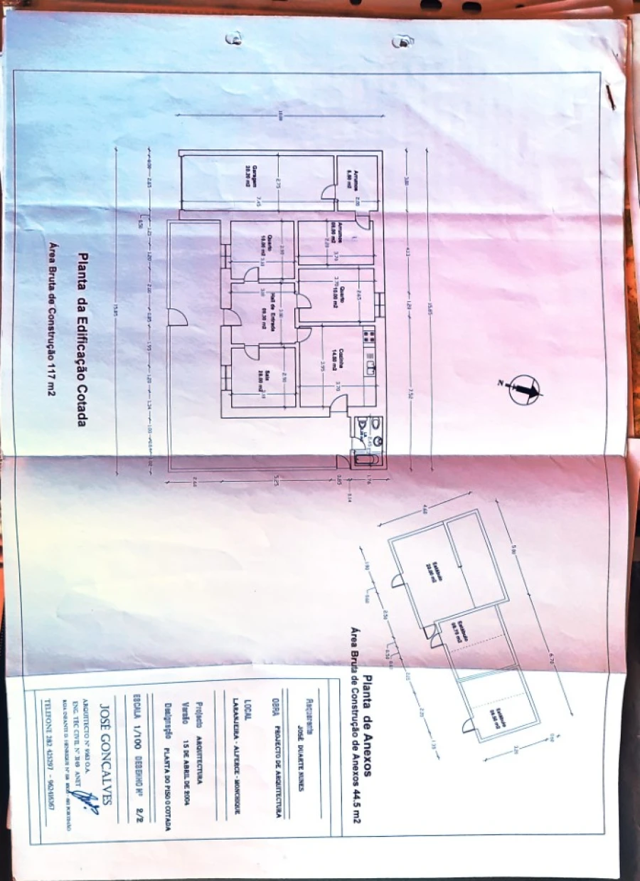 Quinta T2 para Venda em Alferce Planta 2