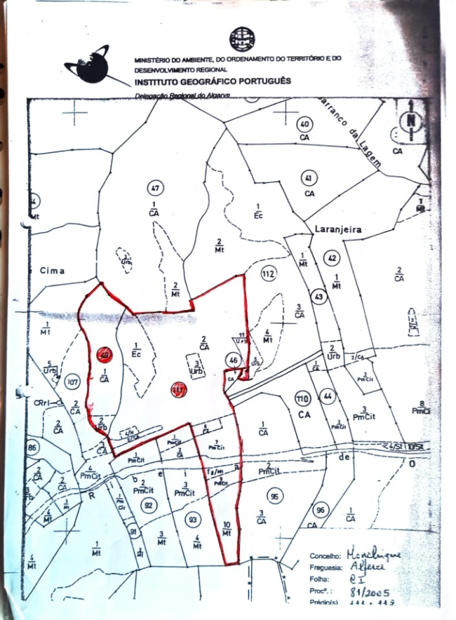 Quinta T2 para Venda em Alferce Planta 4