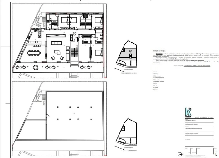 Apartamento T4 para Venda em Albufeira e Olhos de Água Planta 1