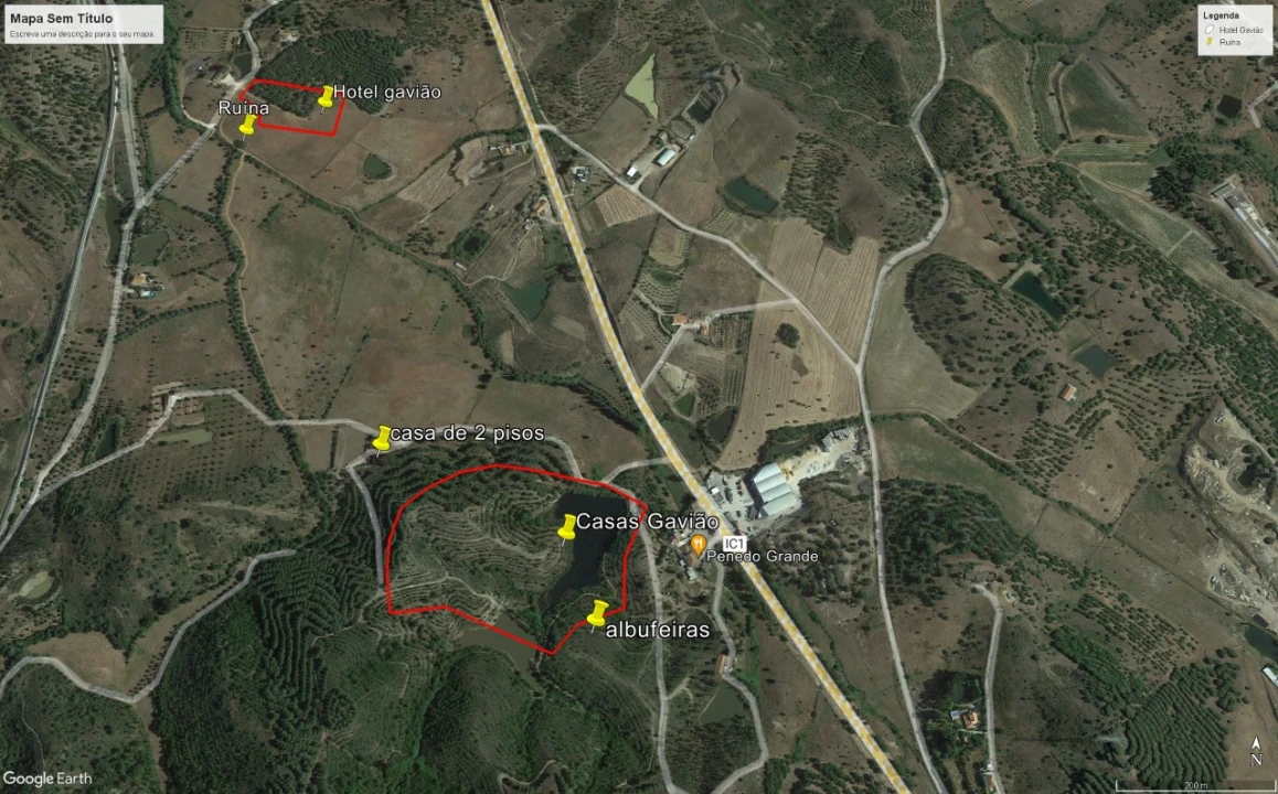 Terreno para Venda em São Bartolomeu de Messines Planta 2