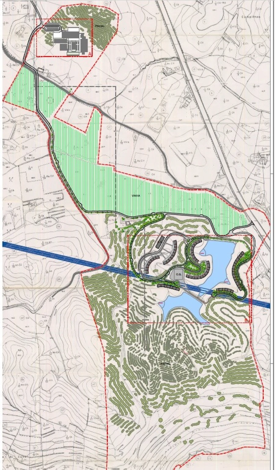 Terreno para Venda em São Bartolomeu de Messines Planta 1