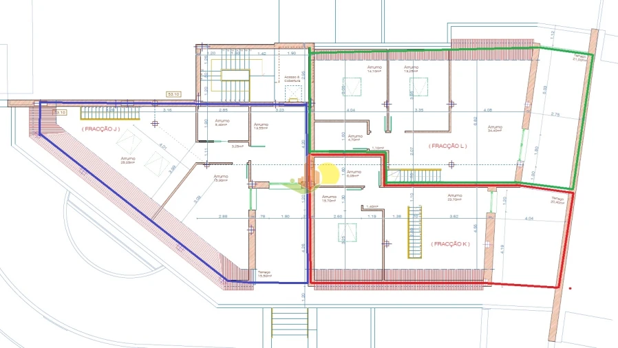 Apartamento T2 para Venda em Tavarede Planta 2