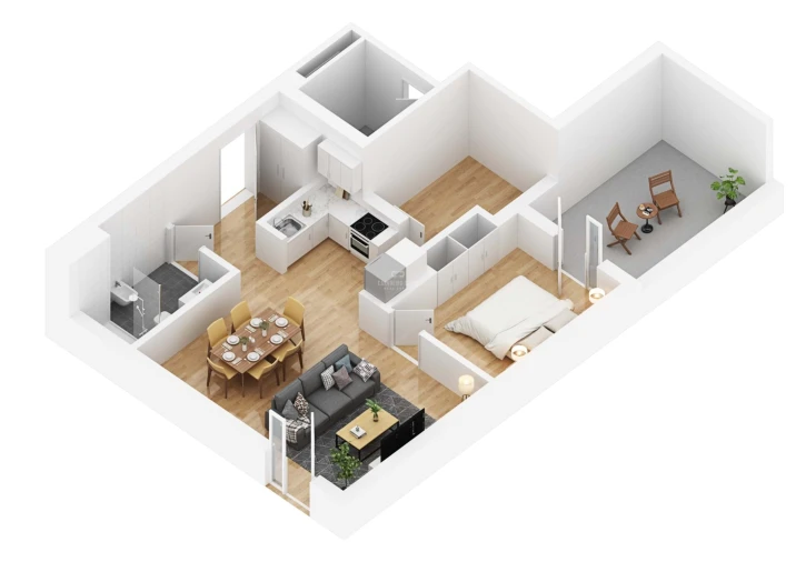 Apartamento T1 para Venda em Alvor Foto 5