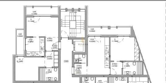 Apartamento T0 para Venda em Viseu