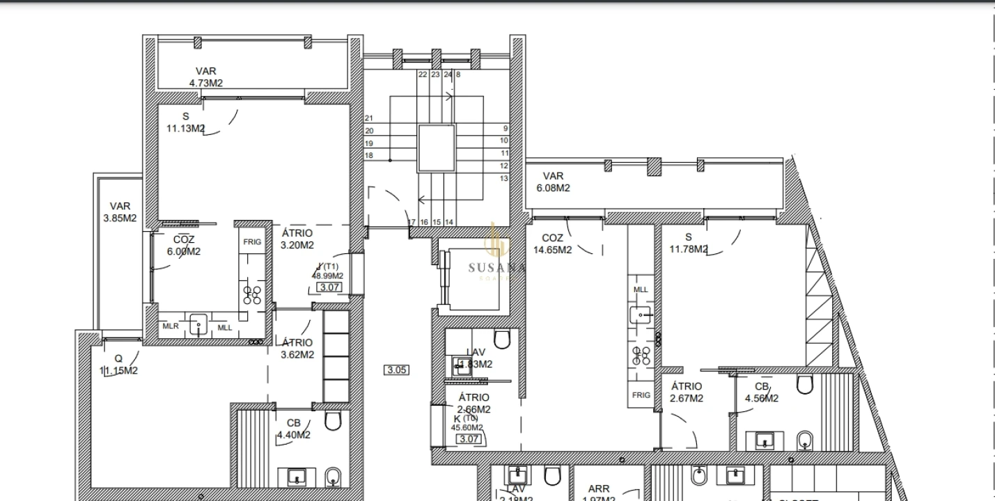 Apartamento T0 para Venda em Viseu Foto 35