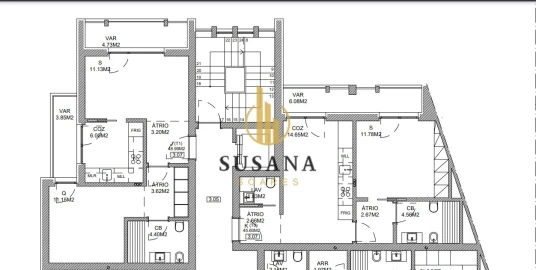 Apartamento T0 para Venda em Viseu