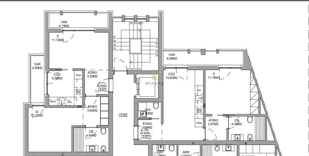 Apartamento T0 para Venda em Viseu Foto 26