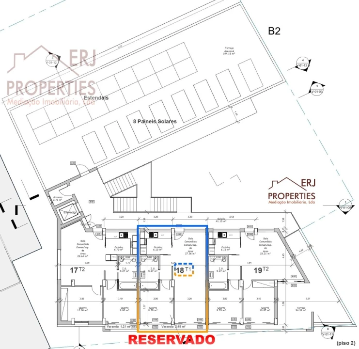 Apartamento T1 para Venda em Altura Foto 1