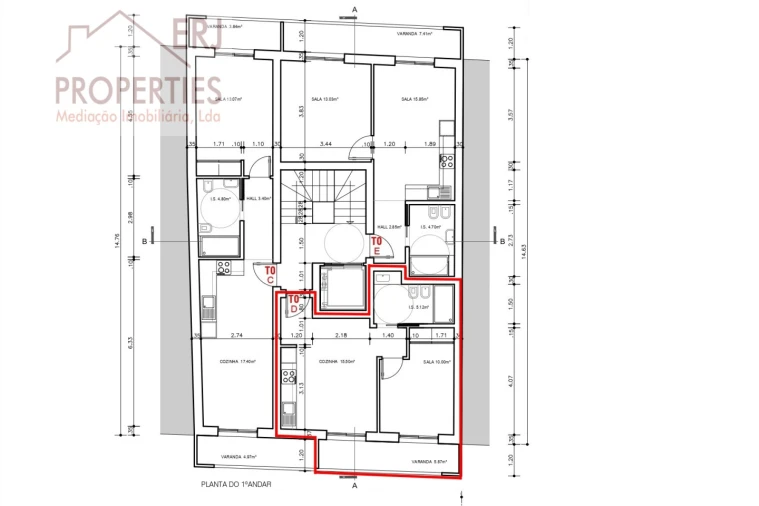 Apartamento T1 para Venda em Monte Gordo Foto 12