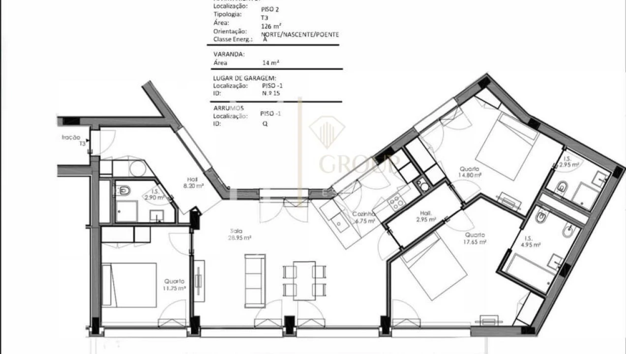 Apartamento T3 para Venda em Bonfim Foto 9