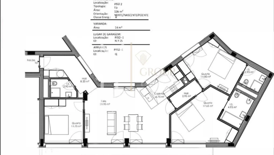 Apartamento T3 para Venda em Bonfim Foto 9