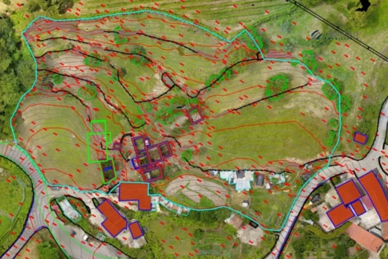 Quinta T3 para Venda em Boelhe Planta 1