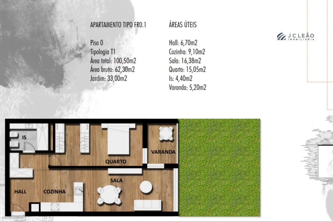 Apartamento T2 para Venda em Paranhos Planta 6