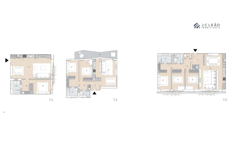Apartamento T3 para Venda em Paranhos Planta 1