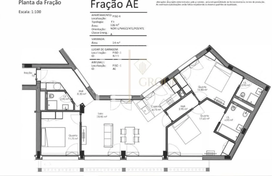 Apartamento T3 para Venda em Bonfim Foto 9
