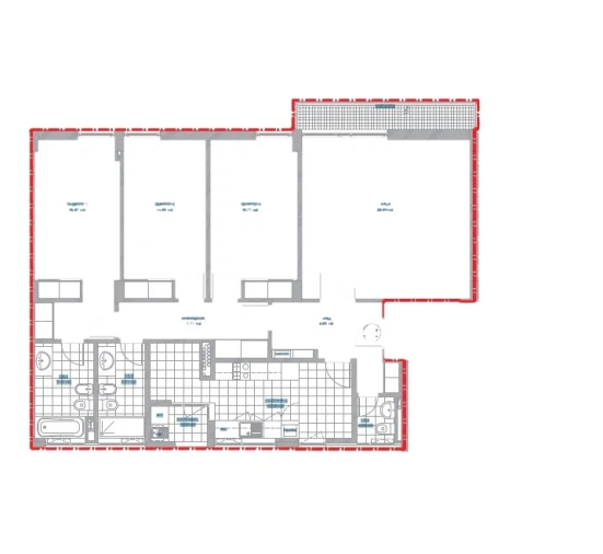 Apartamento T3 para Arrendamento em Glória e Vera Cruz Planta 2