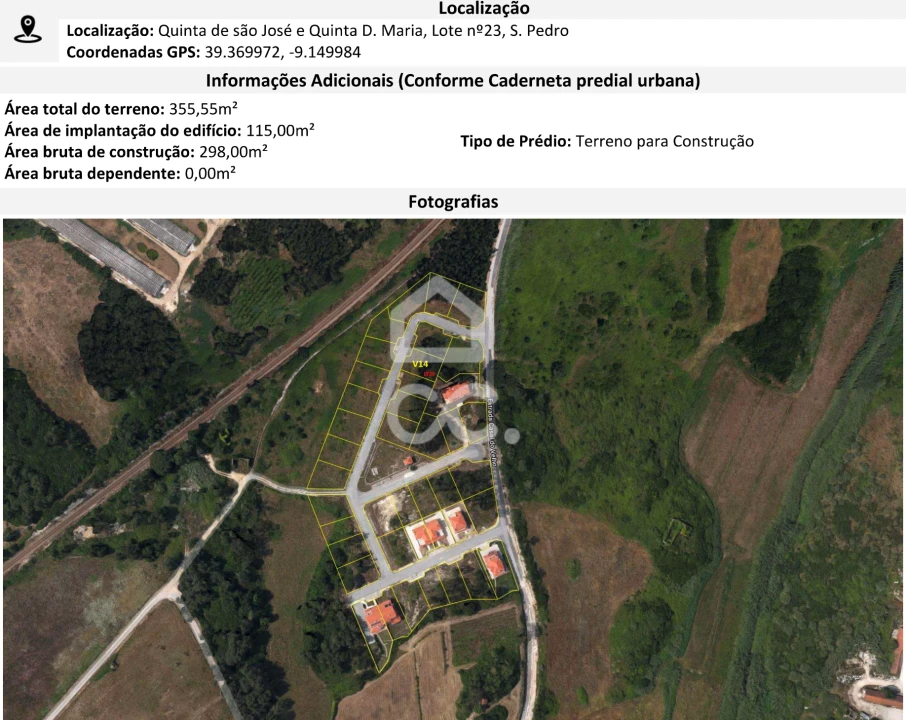 Terreno para Venda em Santa Maria, São Pedro e Sobral da Lagoa Foto 10