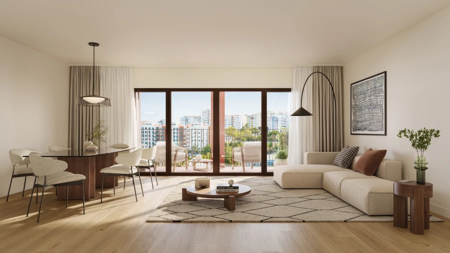 Apartamento T2 para Venda em Laranjeiro e Feijó Foto 2