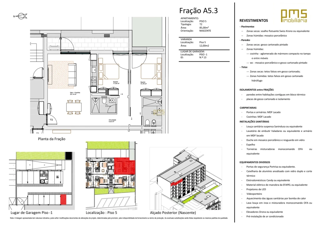 Apartamento T2 para Venda em Paranhos Foto 12