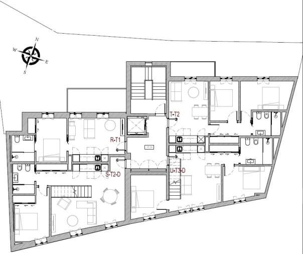 Apartamento T2 para Venda em São Vicente Planta 1