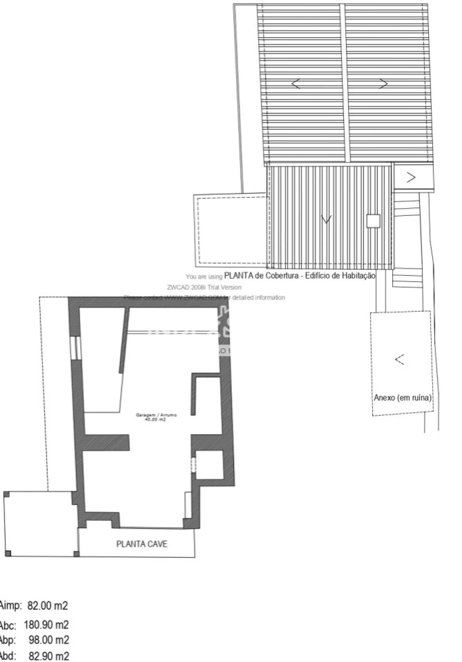Moradia T5 para Venda em Cabril Planta 1