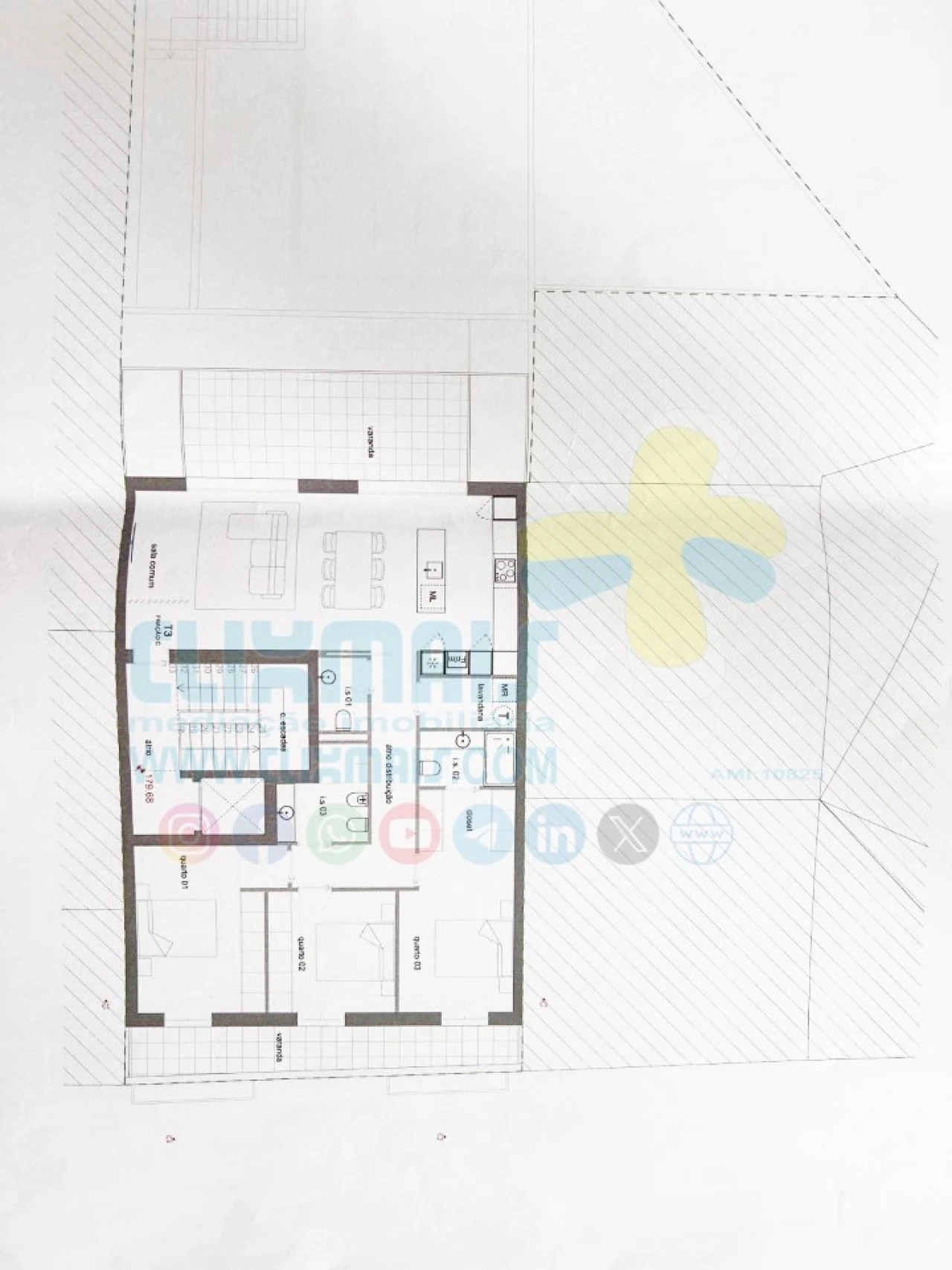 Apartamento T3 para Venda em São Vicente (Braga) Foto 29