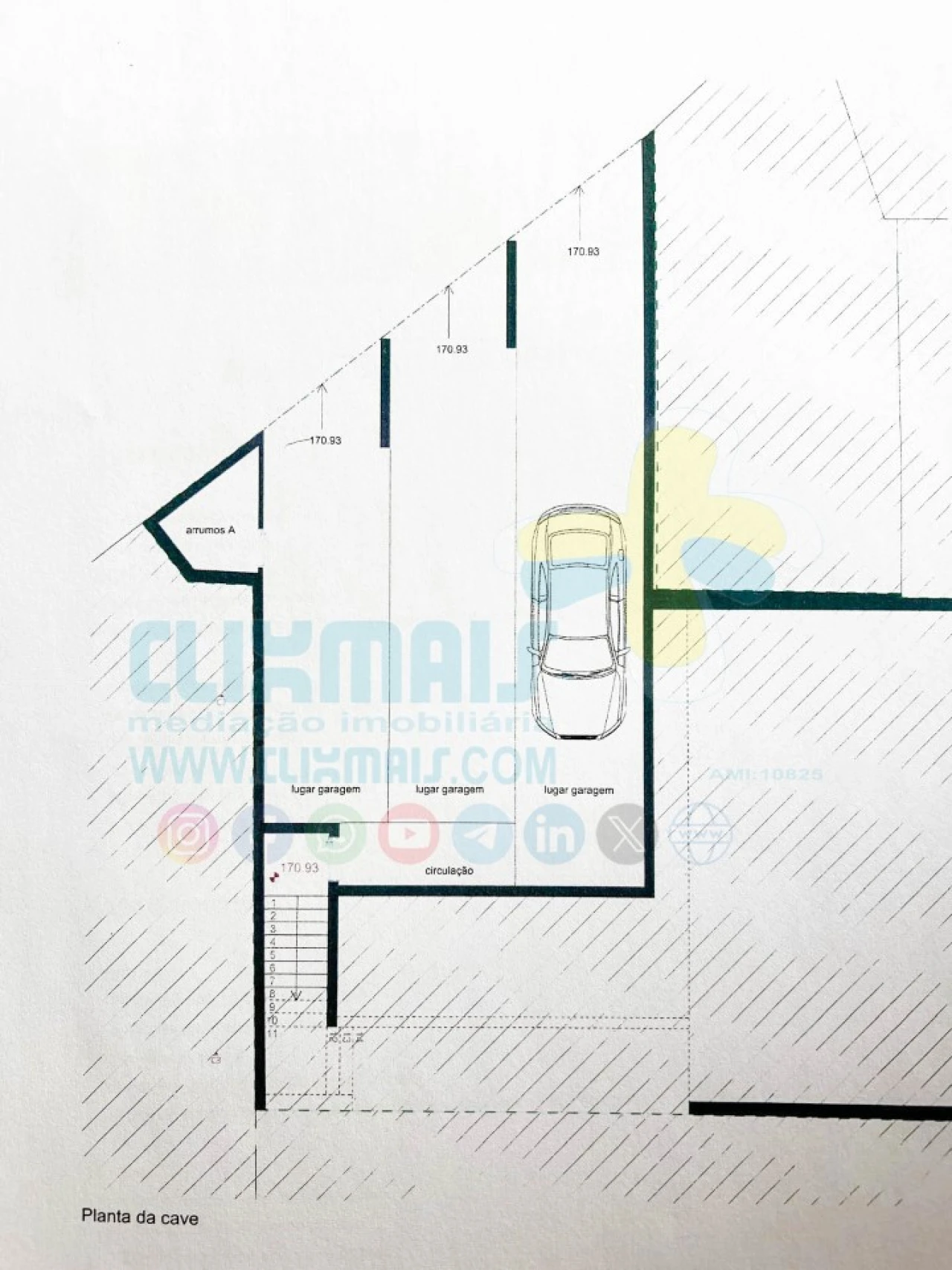 Apartamento T3 para Venda em São Vicente (Braga) Planta 3