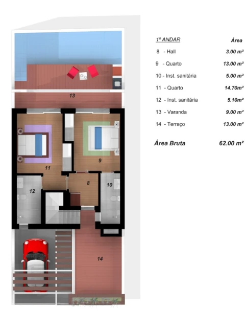 Moradia T3 para Venda em Moncarapacho e Fuseta