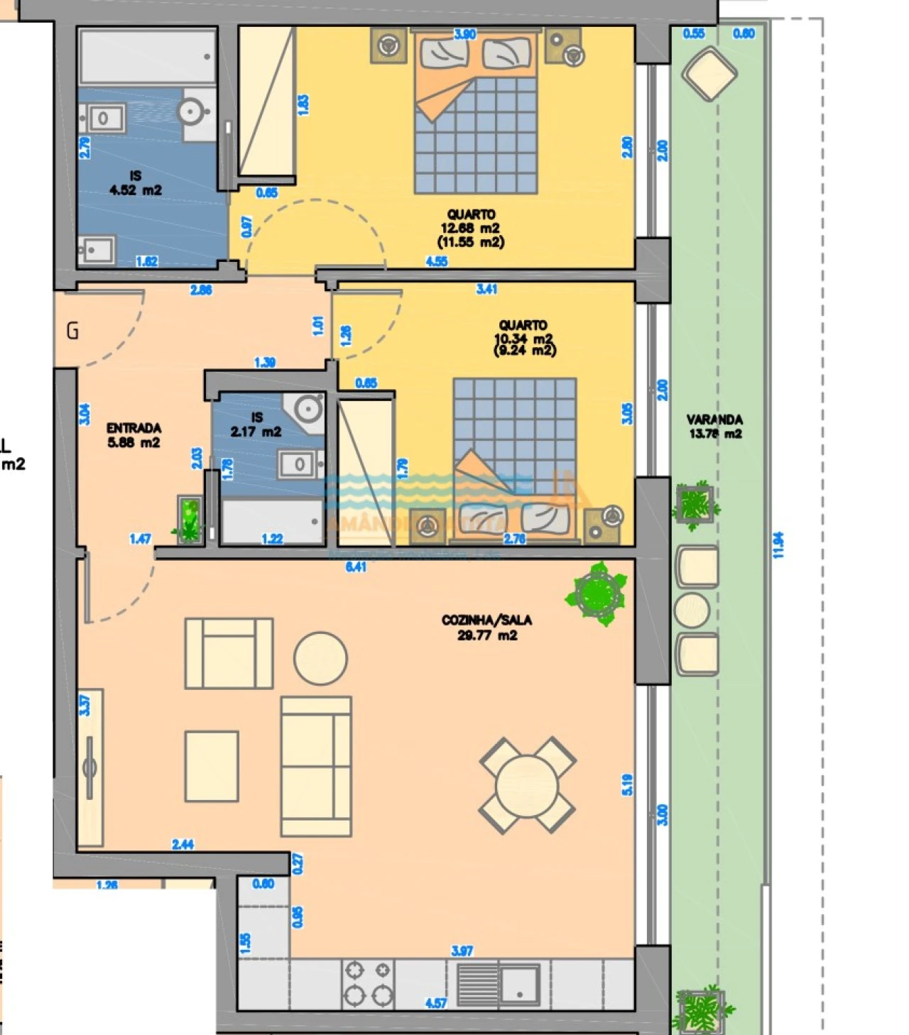 Apartamento para Venda em Conceição e Cabanas de Tavira Foto 12