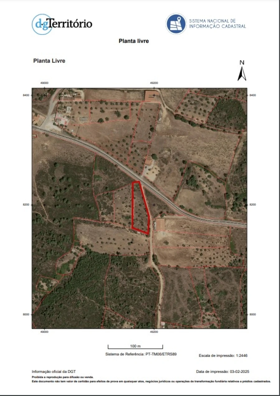 Terreno para Venda em Cebolais de Cima e Retaxo Planta 2