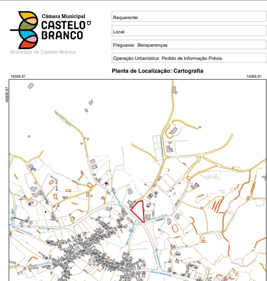 Terreno para Venda em Benquerenças Planta 1