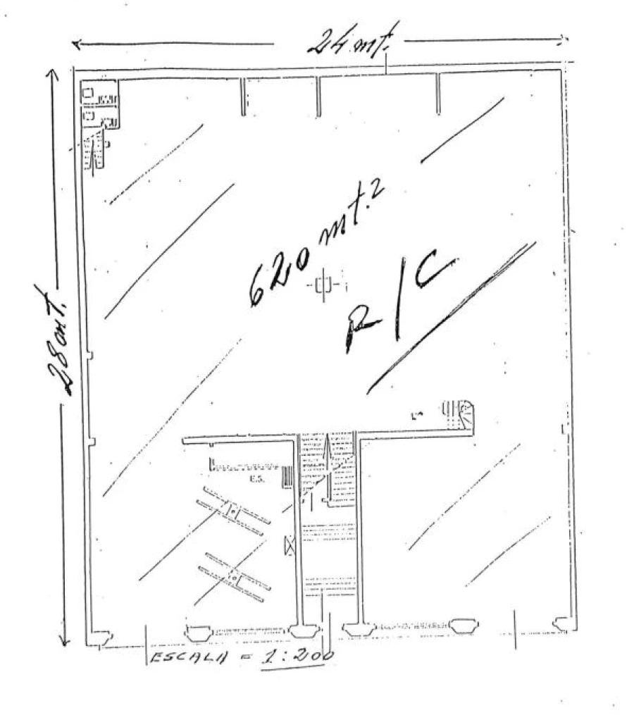 Loja para Arrendamento em Castelo Branco Planta 1