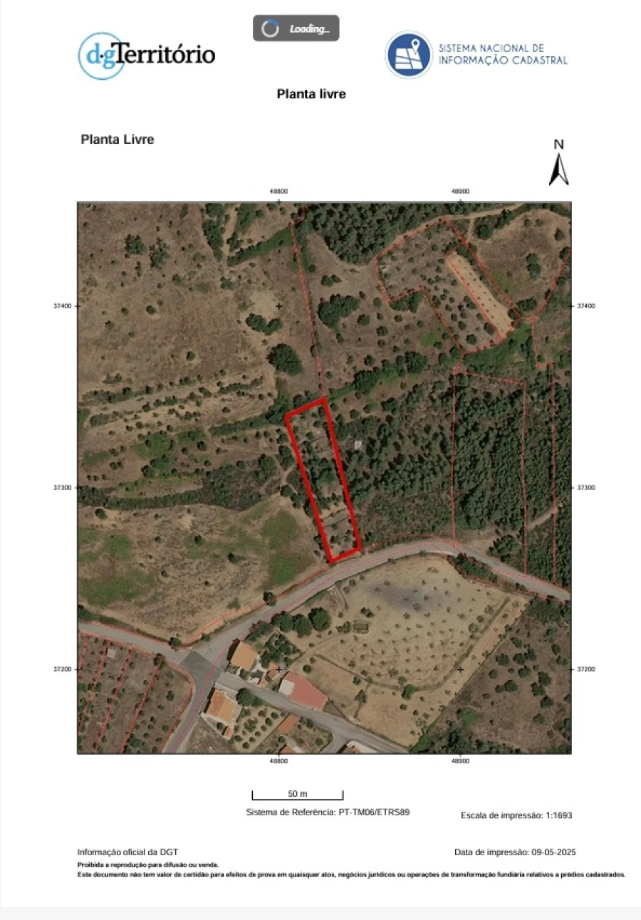 Terreno Agricola ou Rústico para Venda em Ninho do Açor e Sobral do Campo Planta 1