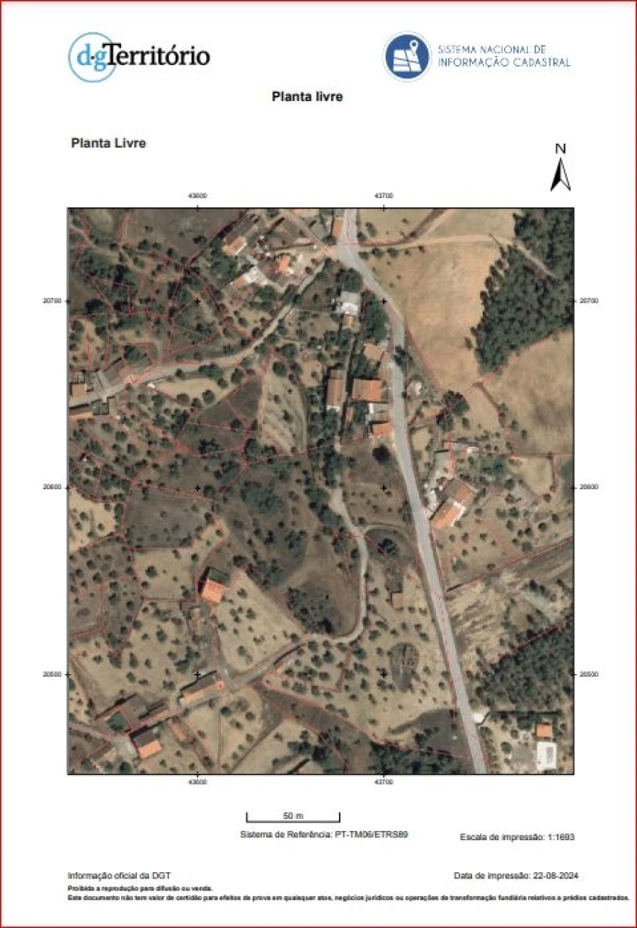 Quinta T3 para Venda em Sarzedas Planta 1