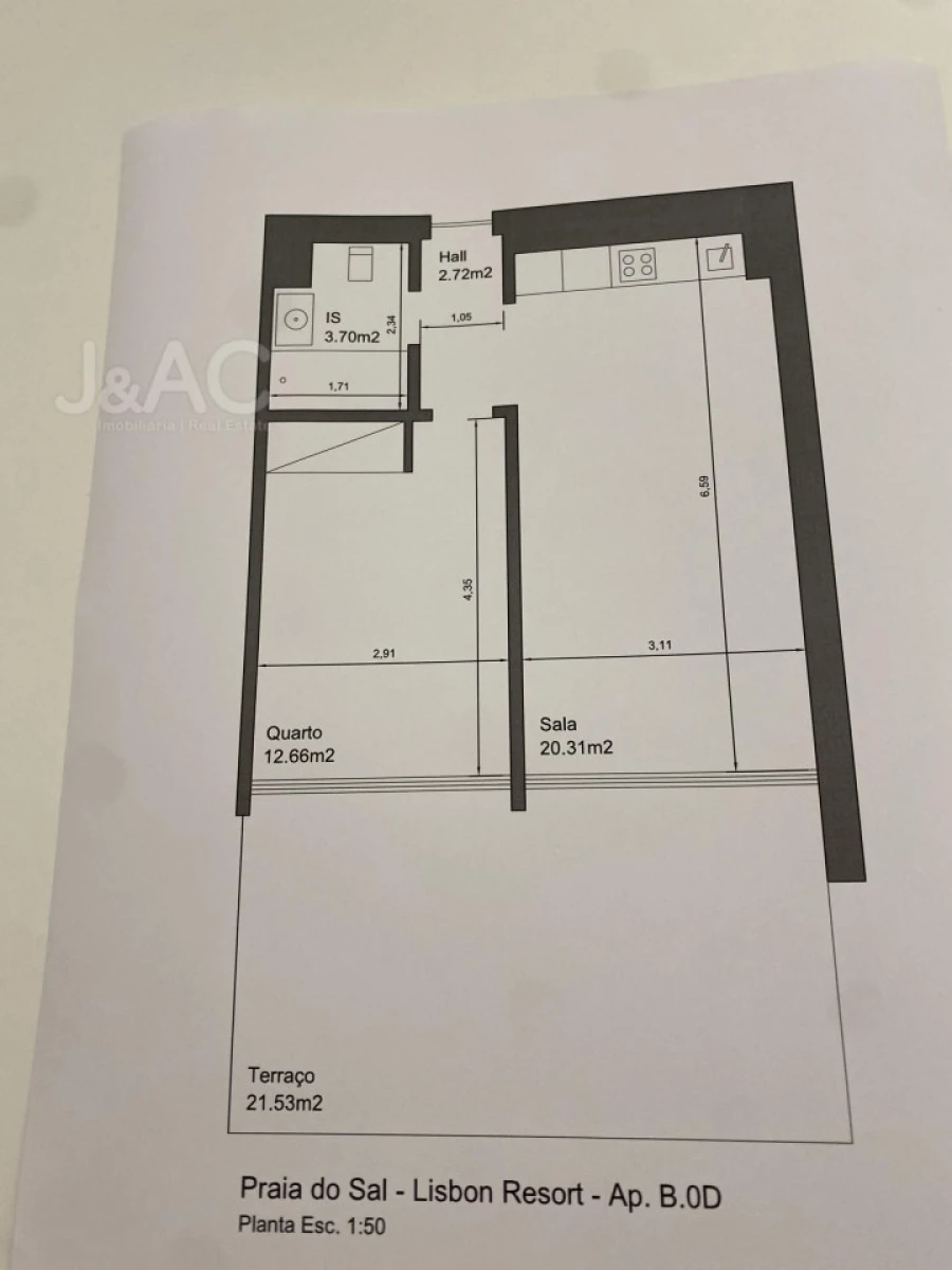 Apartamento T1 para Venda em Alcochete Foto 26
