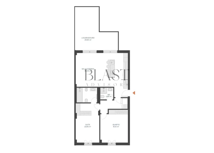 Apartamento T2 para Venda em Montijo e Afonsoeiro Foto 17
